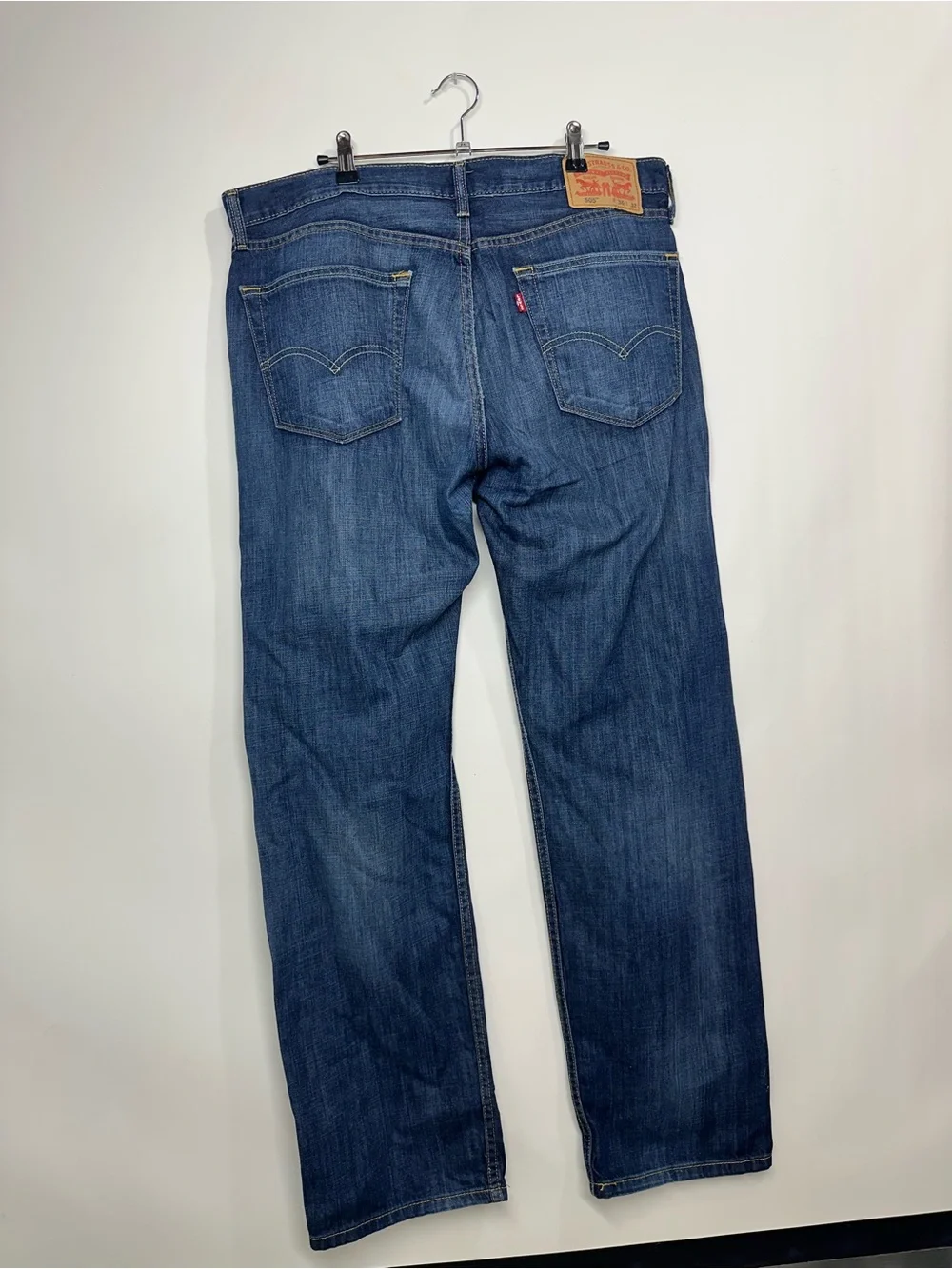 Levi’s 505 Men’s Jeans 36x32 Regular Fit Straight Leg Medium Wash Blue Denim